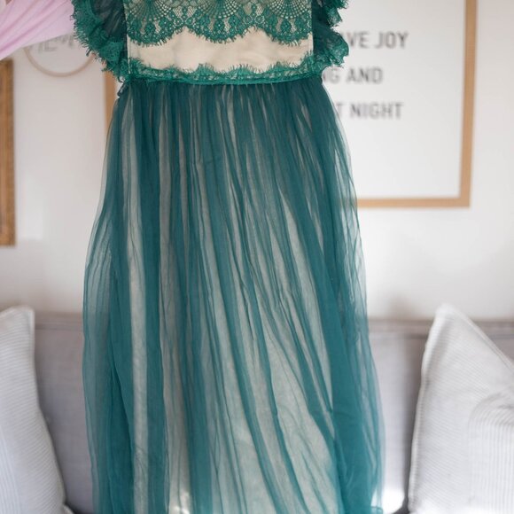 Trish Scully Green Dress (size 14 runs small) - Picture 3 of 5